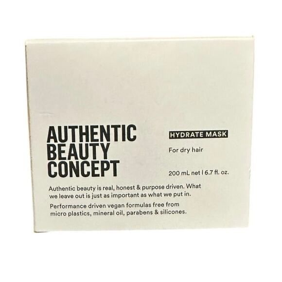 Authentic Beauty Concept Hydrate Mask 200ml For Dry Hair Vegan Formula - Picture 2 of 2